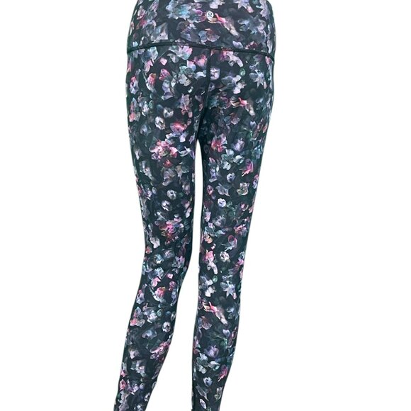 Lululemon Like New Wunder Under High-Rise Tight 28" - Size 6 - Floral - Picture 2 of 8
